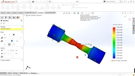 solidworks tensile test